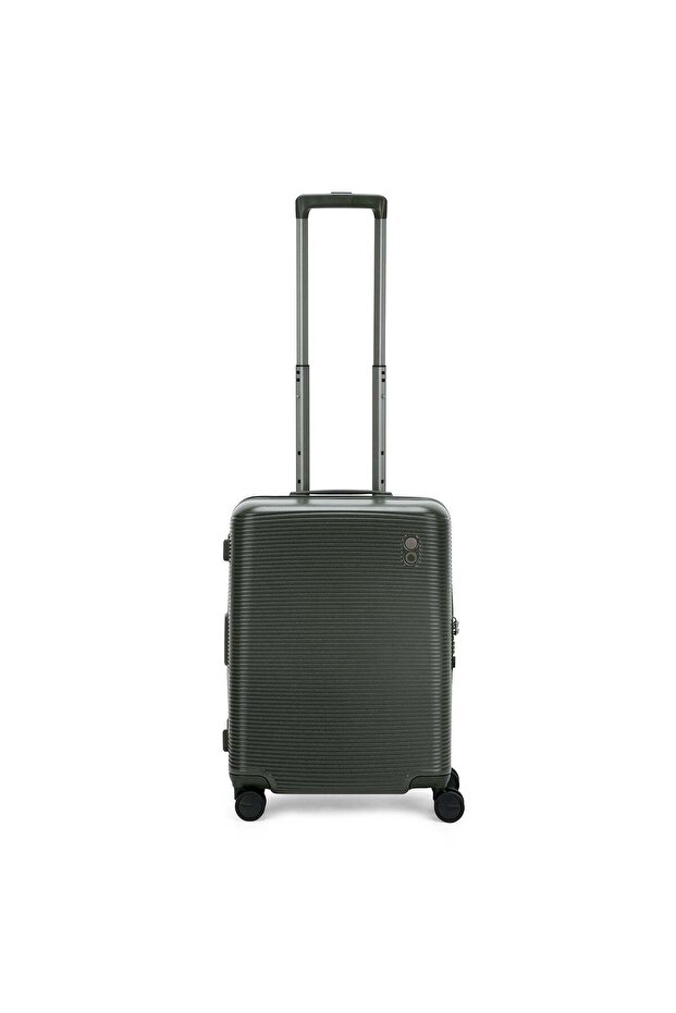 Ultima 54cm 4 Double Wheel Expandable Cabin Luggage Trolley Olive