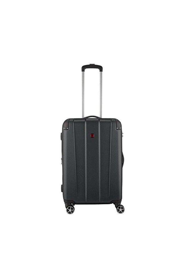Protector Medium Hardside Expandable 67cm Check-In Luggage Trolley Black