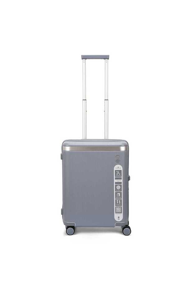 Dynasty 55cm Hardcase Non-Expandable 4 Double Wheel Cabin Luggage Trolley
