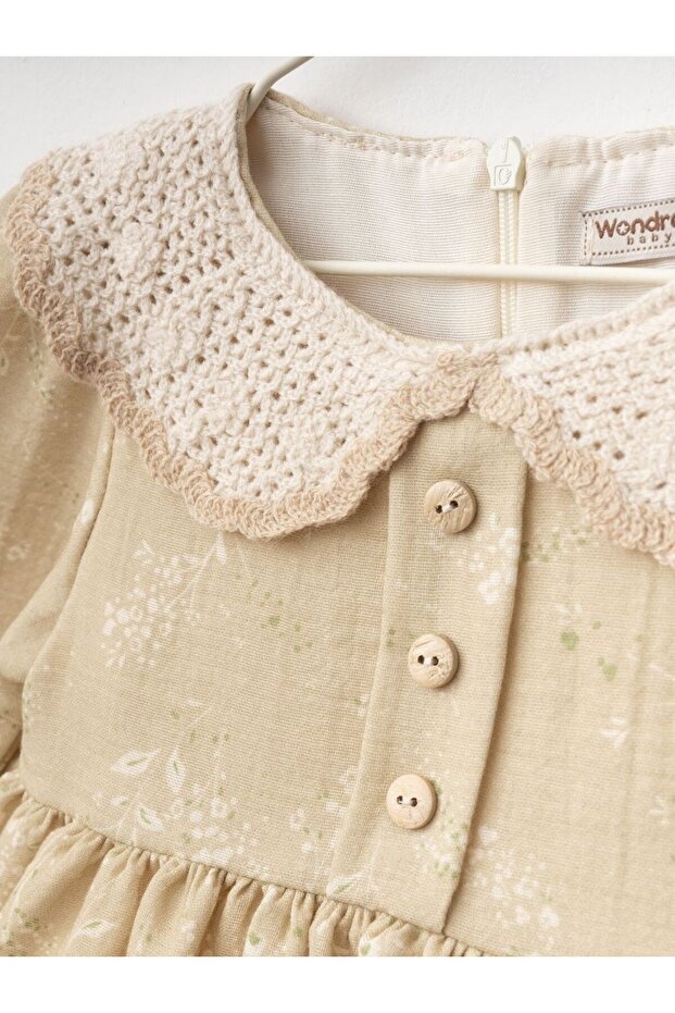 ÖRME YAKALI ELBİSE - 3