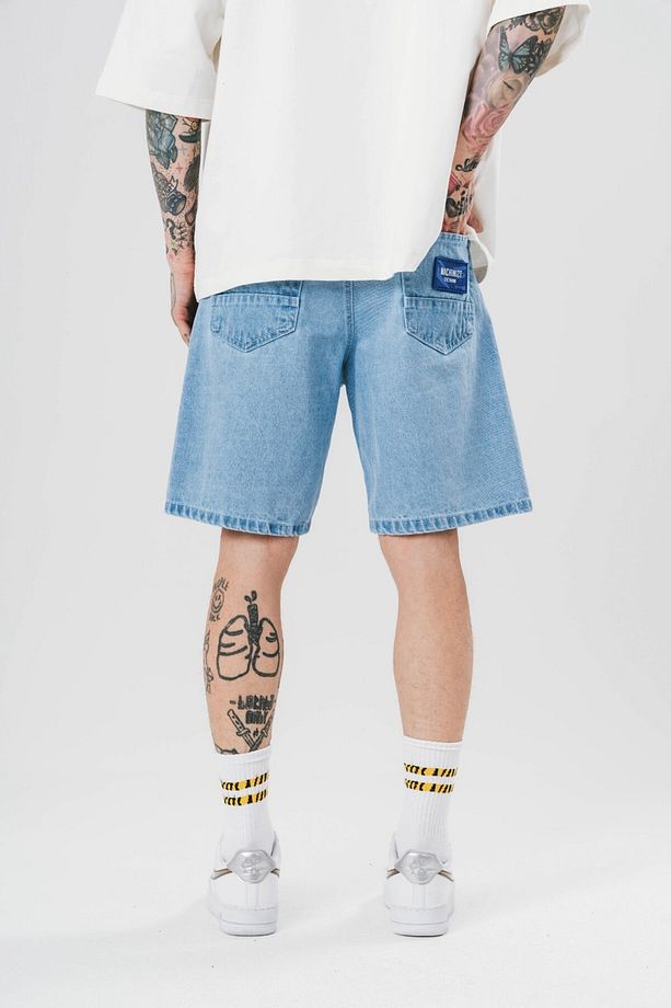 Urban Drip Jean Oversize Şort - 5