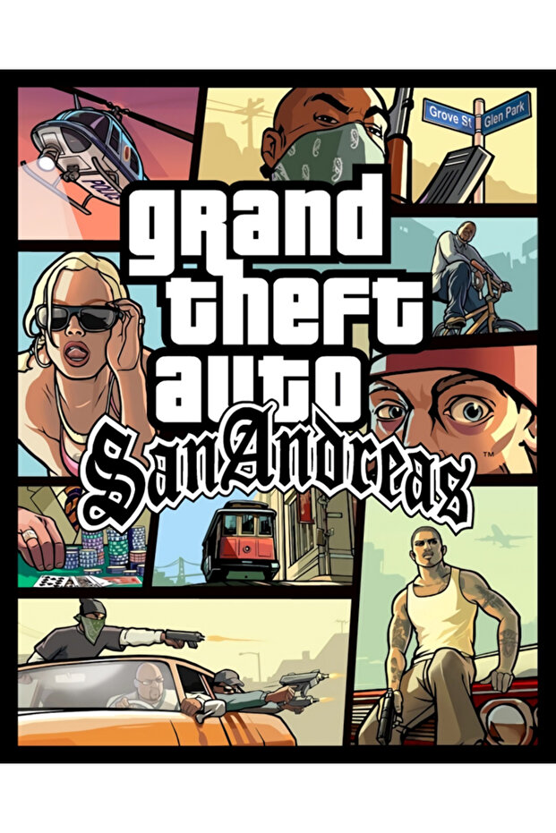 Tigdes Playstatıon 2 - Gta san andreas sadece chipli cihazlar için Dvd