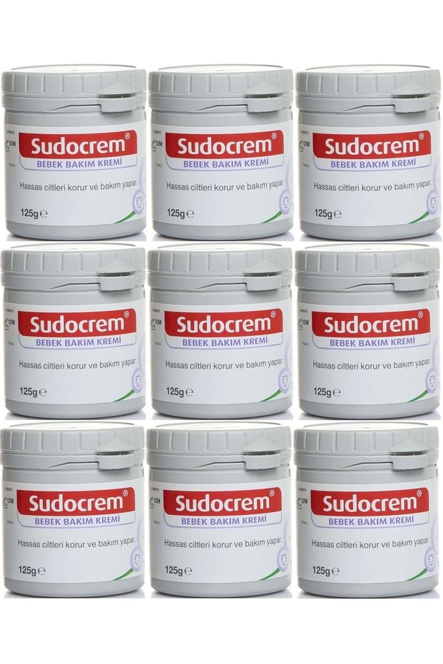 Baby Care Skin Cream - Set of 9 Diaper Rash Cream 125Gr