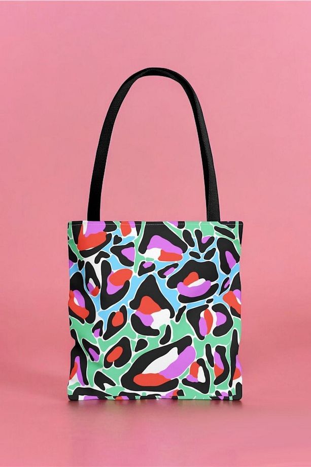 Çanta Koleksiyonundan "LEOPARD" Çanta - 50 cm x 50 cm - 4