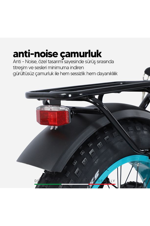 E-Bro 20 Jant Hidrolik Disk Katlanabilir Fat Bike Bisiklet - 4