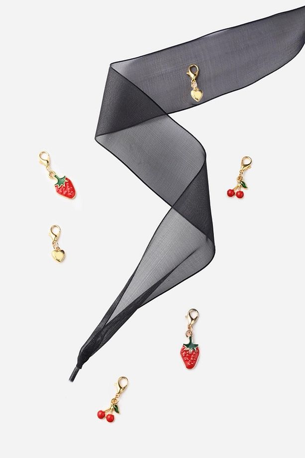 Çilek ve Kirazlar Charm Ayakkabı Süsü - 5