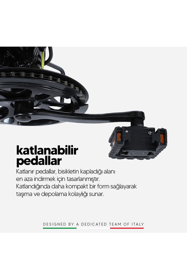 Mr. Fat Hidrolik Disk Katlanabilir Fat Bike 20 Jant Bisiklet - 7