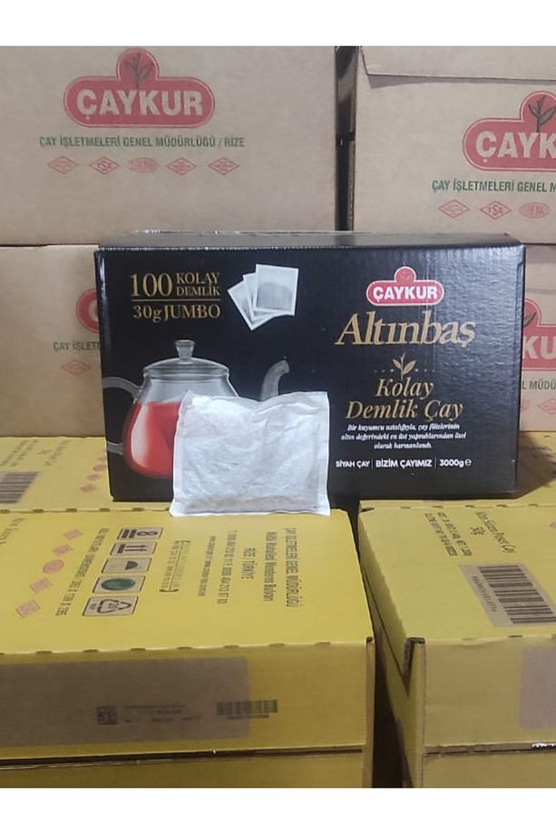 ÇAYKUR ALTINBAŞ DEMLİK POŞET 3000 GR (30GR*100 AD.) - 4