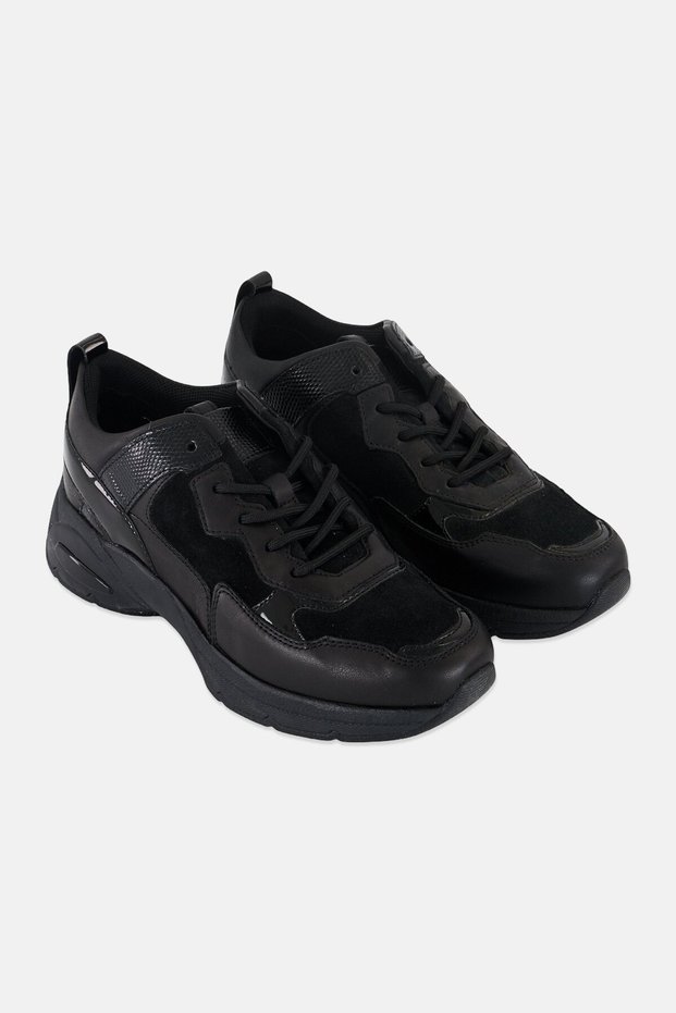 Women D Alhour Lace Up Casual Shoes, Black