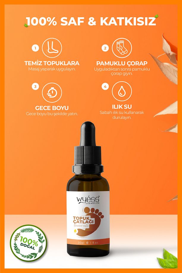 Ayak Ve Topuk Çatlağı Bakım Yağı 30 ml - 6
