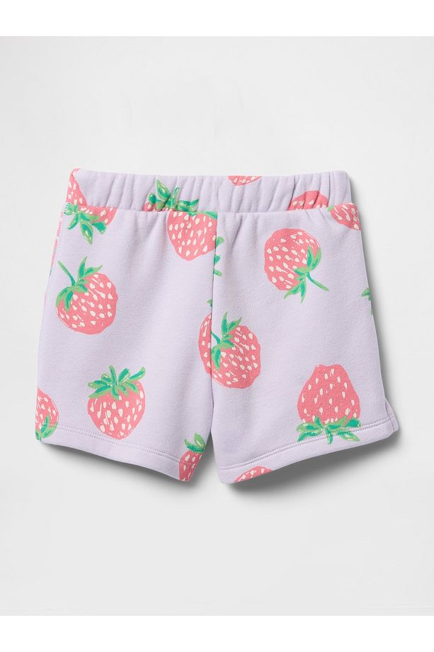 Kız Bebek Lila Gap Logo Havlu Kumaş Pull-On Şort - 3
