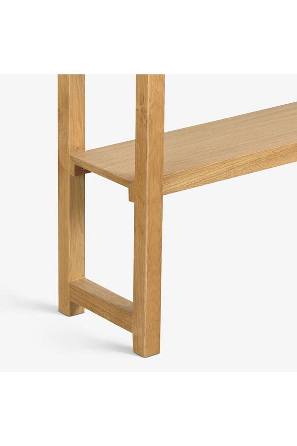 Ahşap Çift Çekmece Tek Raf Modern Dresuar - 4