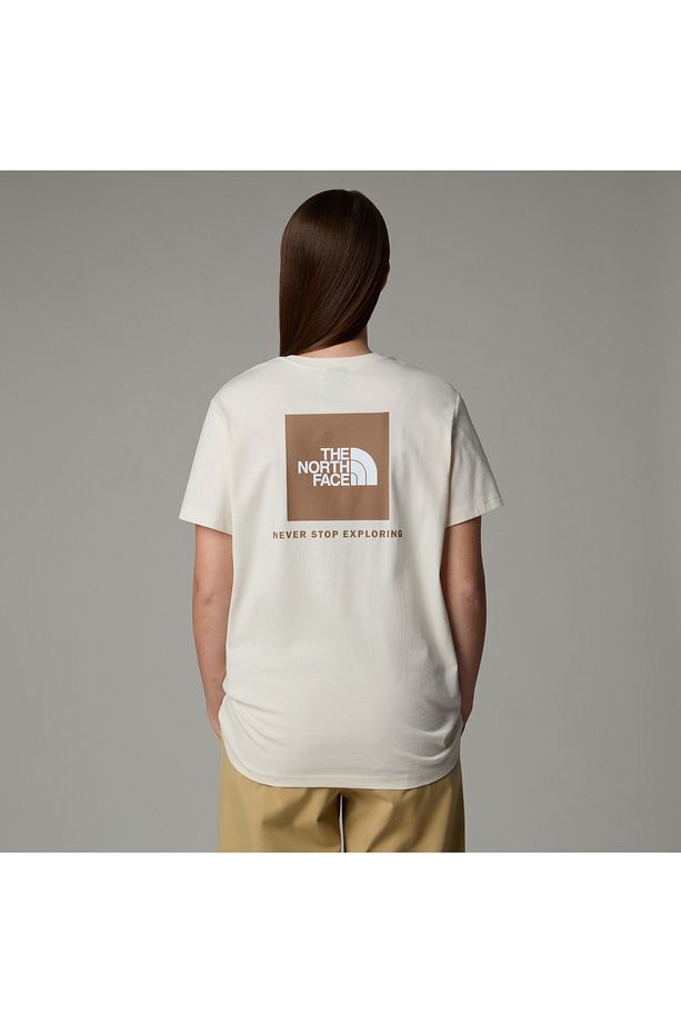 W Ss Box Nse Relaxed Tee Kadin Bej Tshirt Nf0a87nk95r1 - 2