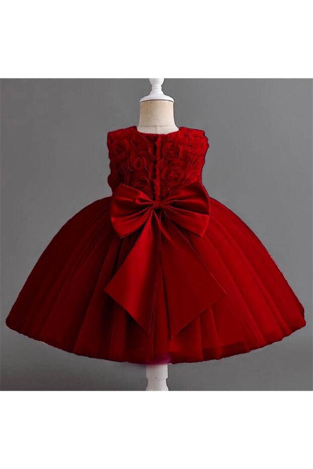 فستان بتصميم نمط الورد - 2