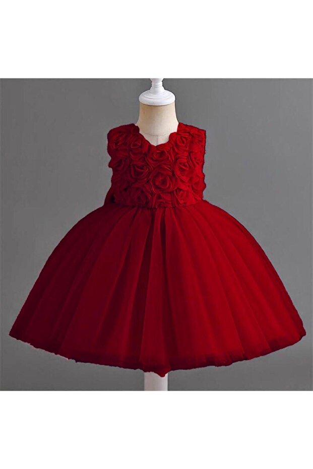 فستان بتصميم نمط الورد - 1