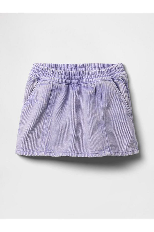 Kız Bebek Lila UltraSoft Denim Şort Etek - 4
