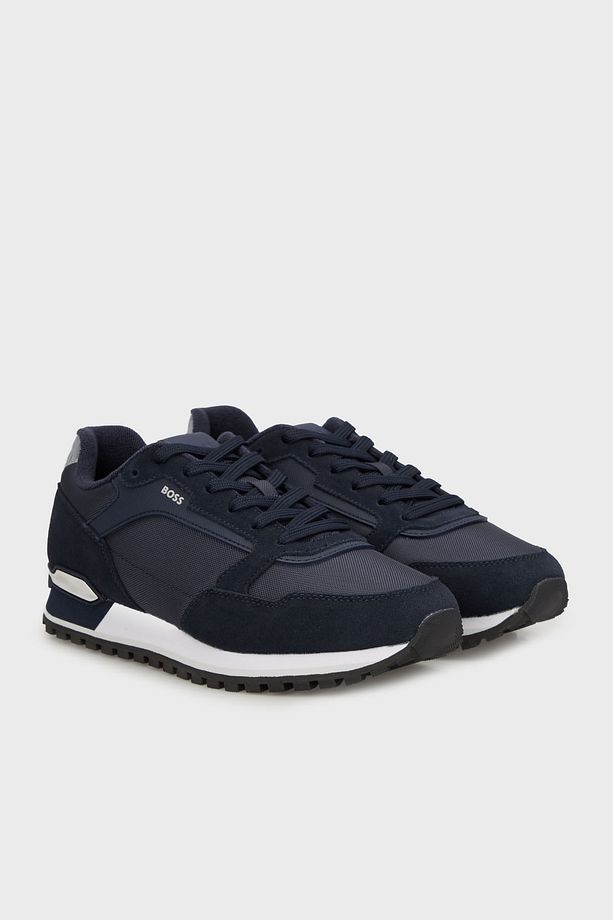 Logolu Süet Detaylı Sneaker Ayakkabı Erkek AYAKKABI 50523221 410 - 2