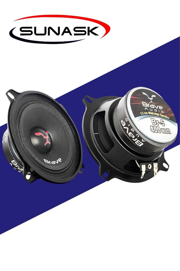 Sn-50 400 Watt 60 Rms 13 Cm Midrange Hoparlör 2 Adet Amfi Uyumludur Yerli Üretim - 2