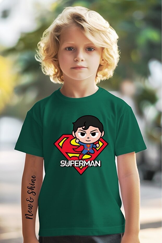 Superman Printed Oversize Kids T-Shirt
