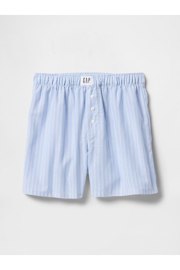 Kız Çocuk Mavi Poplin Boxer Şort - 1