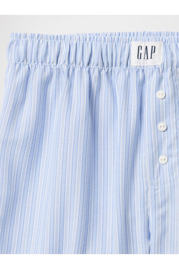 Kız Çocuk Mavi Poplin Boxer Şort - 2