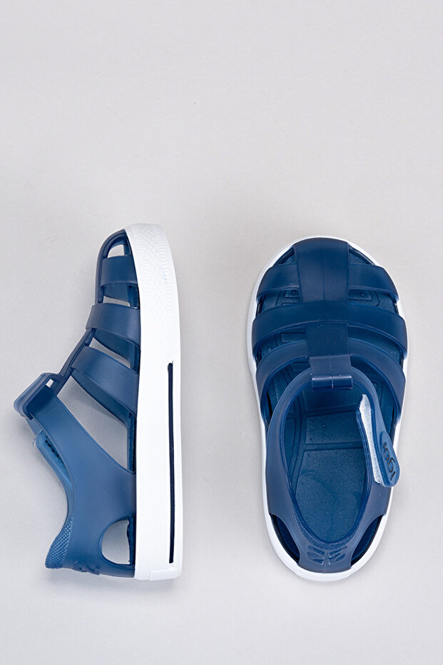 Navy Blue Boy Sandals - 3