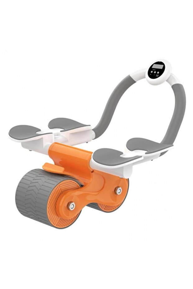 Dynx Abdominal Roller with Elbow Support Timer, ABS Rotating Core Workout Equipment, Automatic Rebound, - 1
