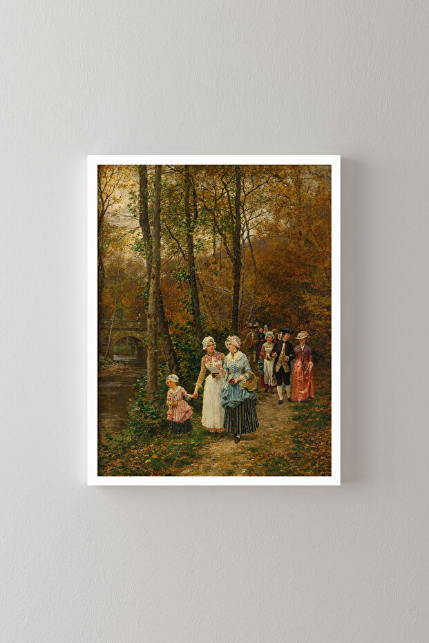 Afternoon Walk - White Frame