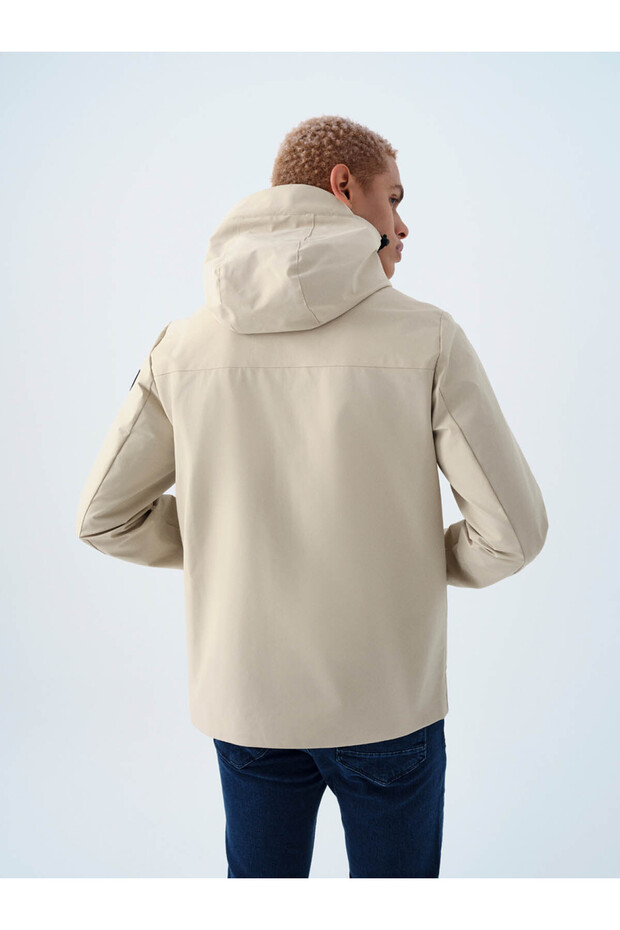 Regular Fit Taş Erkek Mont LF2038831 - 6