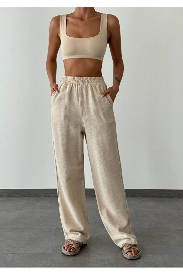 Comfy Fabric Relax Fit Summer Pants # 7584