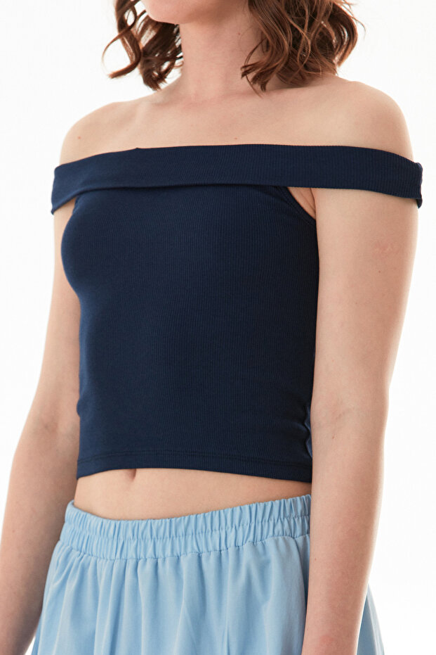 Basic Madonna Yaka Modal Bluz - 7