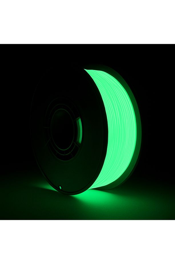 Karanlıkta Parlayan 3D kalem PLA Filamenti 1.75mm kalınlıkta 10 Metre (5 adet 2 metrelik filament) - 3