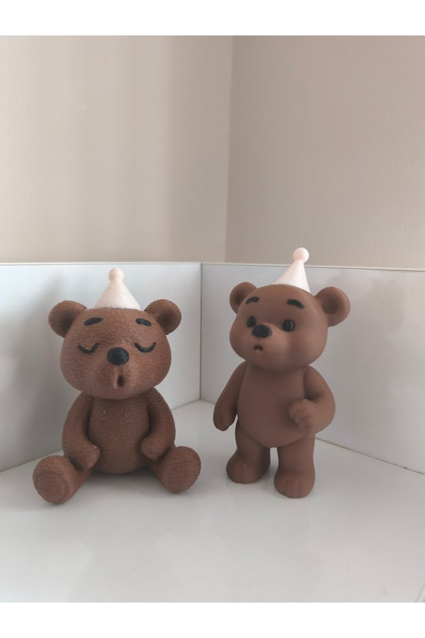 2li Mum Üfleyen Ayıcık