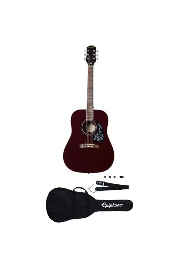 Starling Akustik Gitar Başlangıç Paketi (WİNE RED) - 1