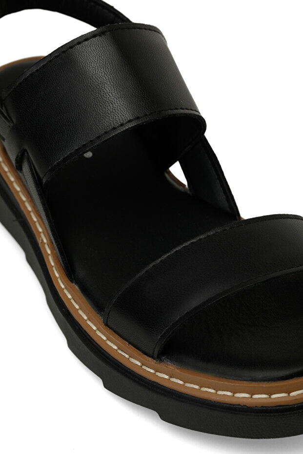 323605.Z 4FX Siyah Kadın Kalın Taban Sandalet - 7