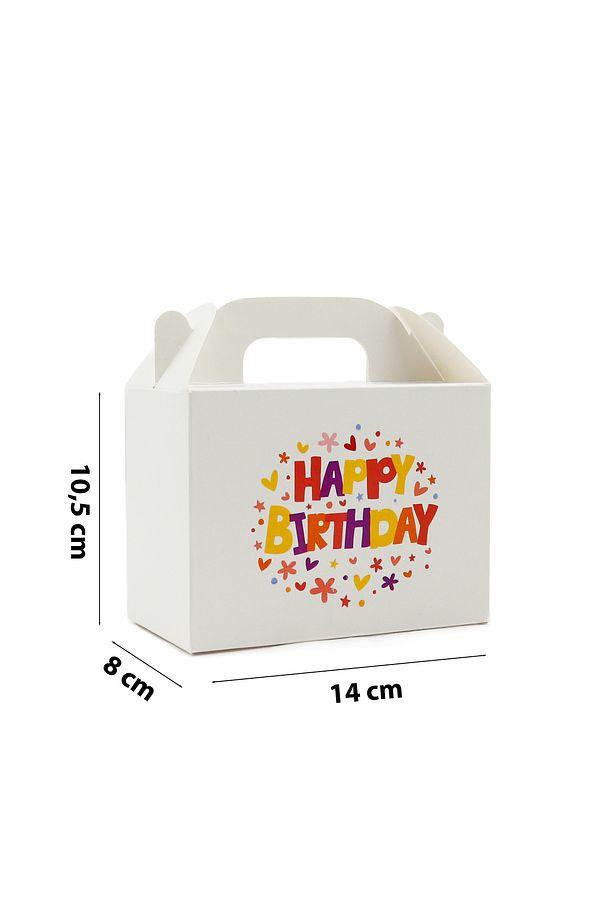 10x14 Doğum Günü Temalı El Geçme Hediye Kutusu M4 (3'lü Set) - 4