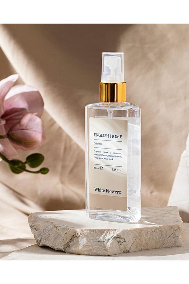 Beyaz Çiçekler Kolonya 100 ml Bej (29.03.2025) - 2