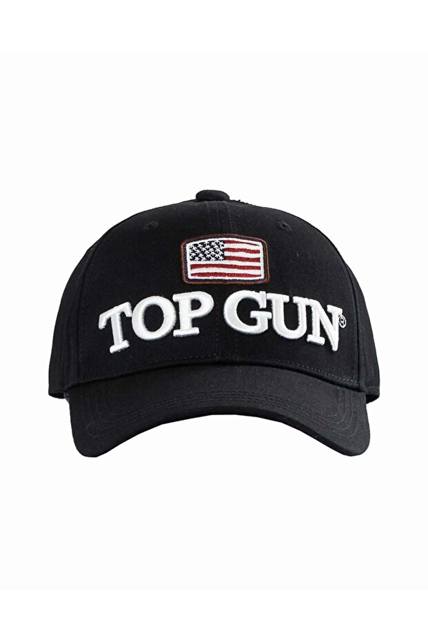 Logo and Flag Cap Embroidered Cotton Hat for Men Adjustable Fit with Patriotic Design