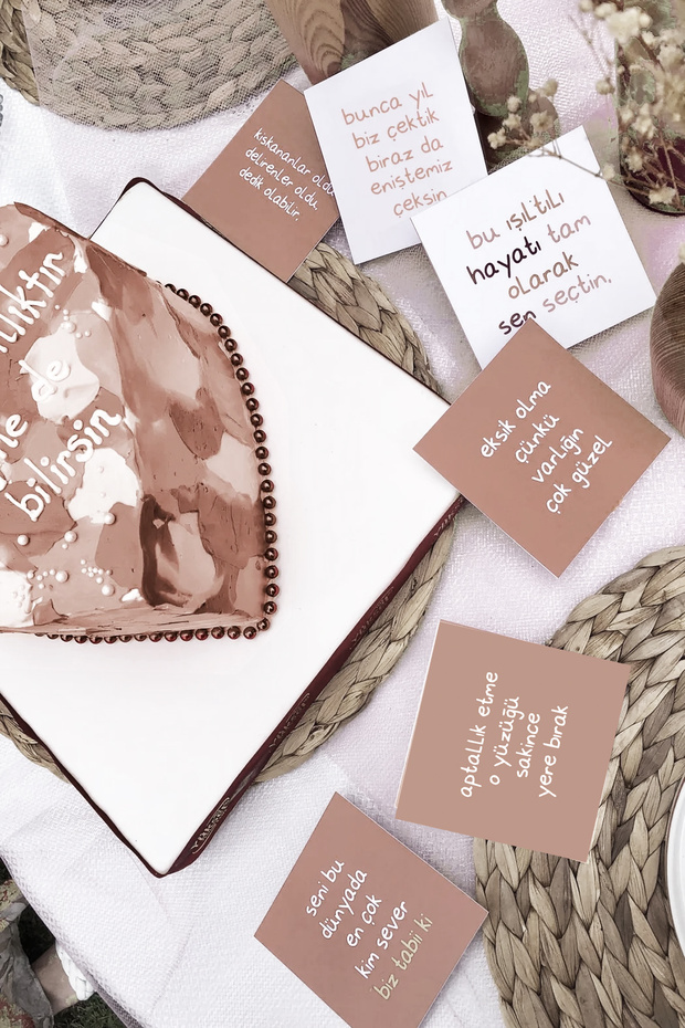 Bachelorette Party Beige Cream Motto 12 Pcs Fun Cards Bohemian Bride to Be