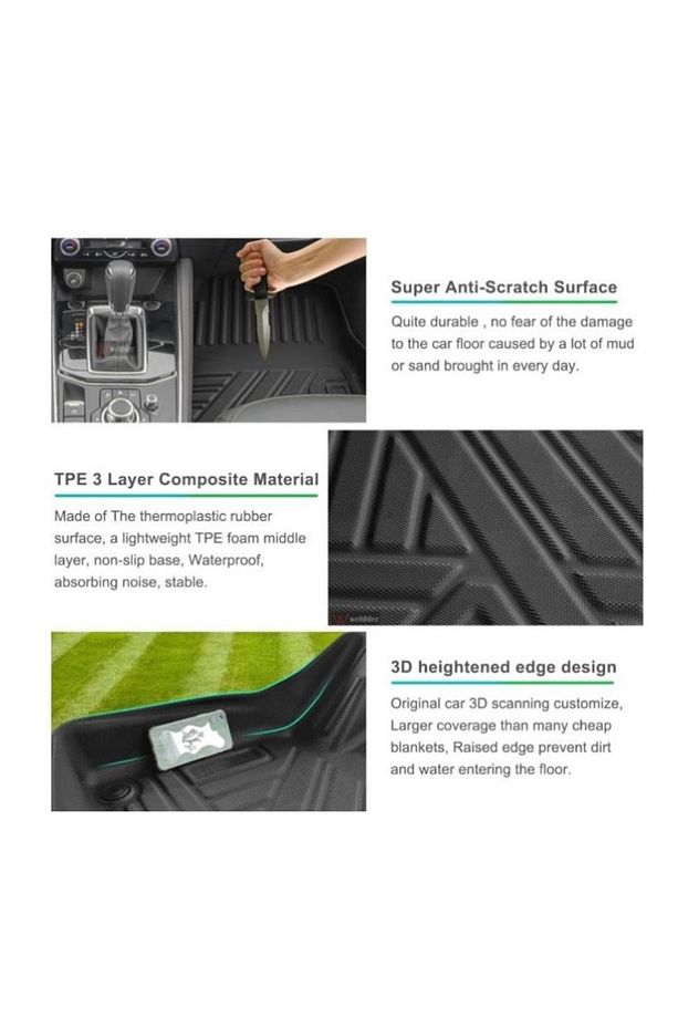 SKODA SCALA 2019-2020-2021-2022-2023-2024-2025 4D CARBON DESEN PREMIUM PASPAS - 6