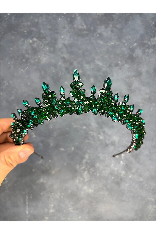 Likya Bead Embroidered Bridal Henna Crown