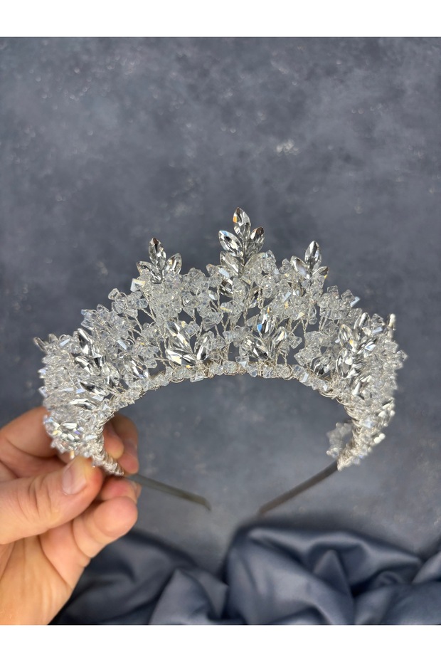 Nature Beaded Bridal Crown Henna and Hair Accessory