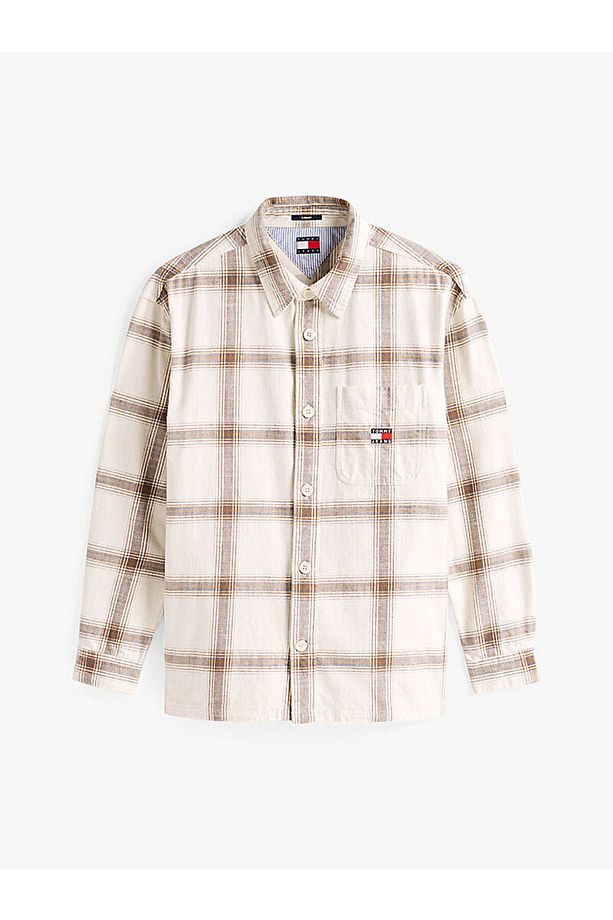 Textured Check Overshirt - 2