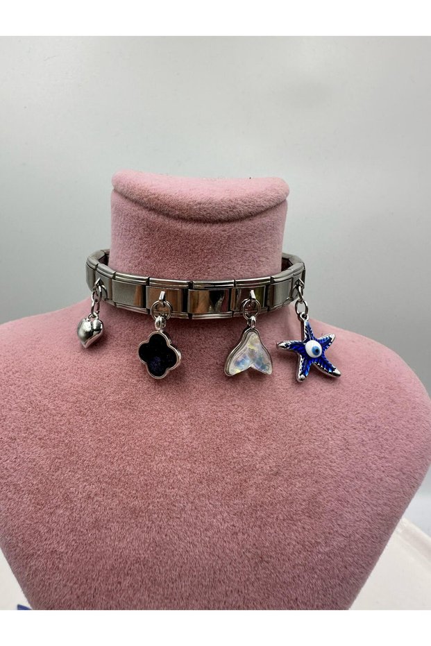 Italian Steel Designable Women's Combination Bracelet Beach Themed (Reveals Style on the Beach)
