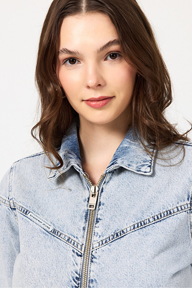 Kadın Denim Tulum - 4