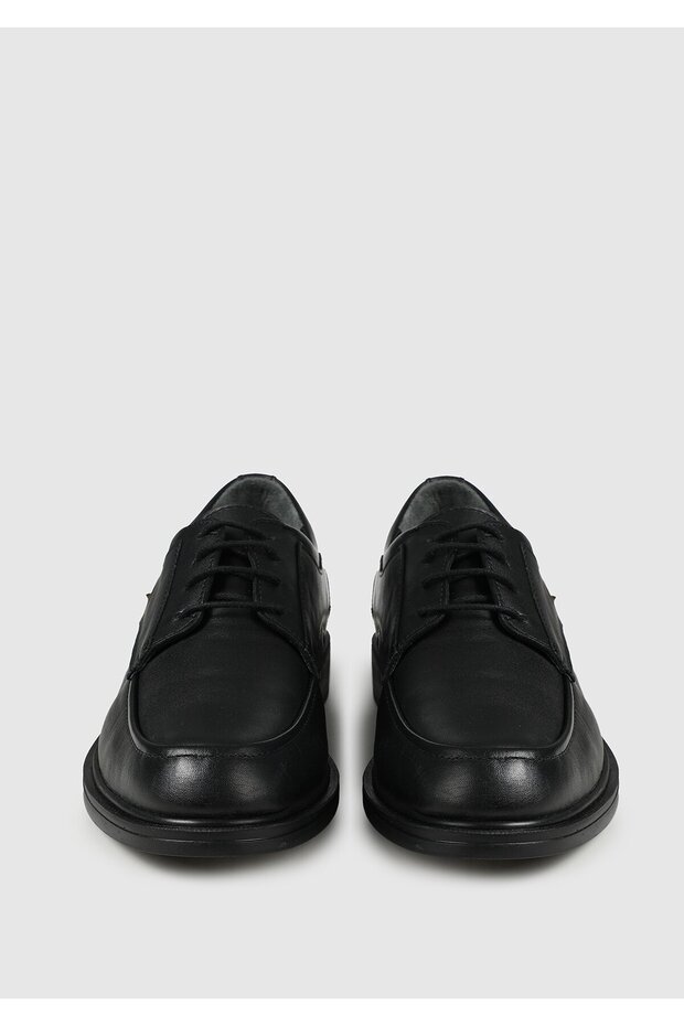 Siyah Deri Erkek Ayakkabı - 3