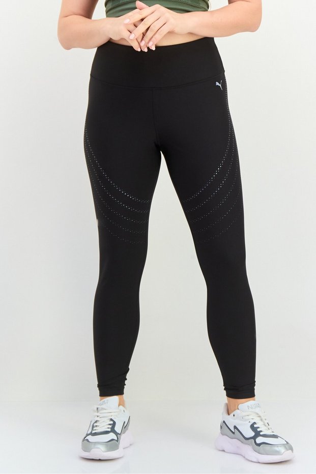 Women Sportswear Fit Running Leggings, Black