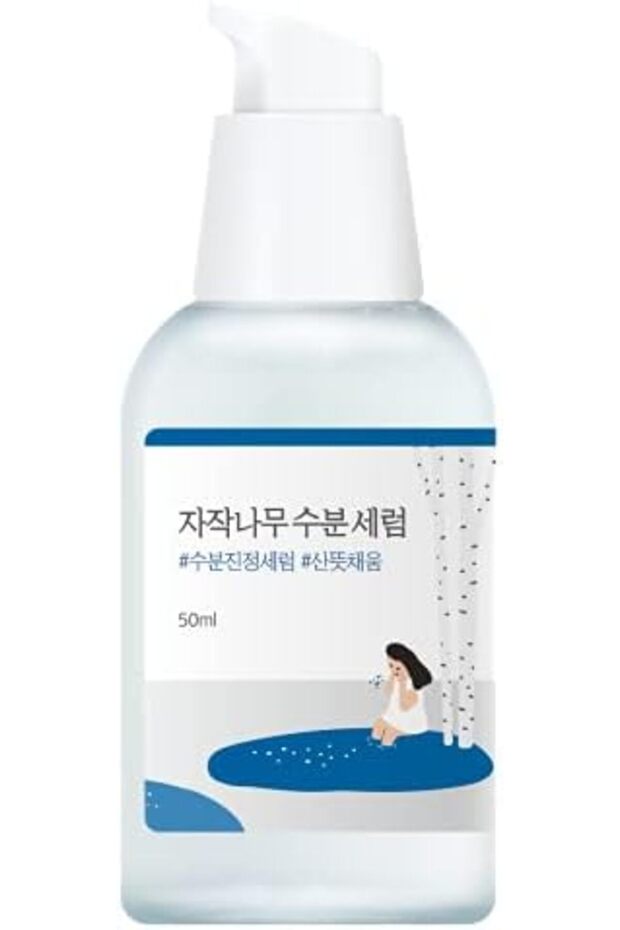 ROUND LAB Birch Juice Serum 50ml / Hydrating, Alcohol-Free, Fragrance and Essential Oil-Free Serum