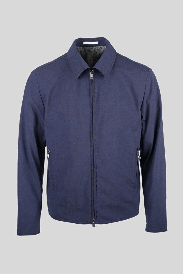 Slim Fit Ceket Lacivert