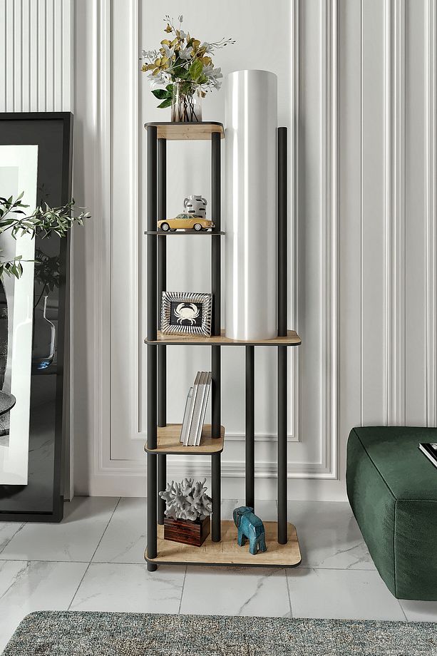 Moda Çok Amaçlı Lambader Çiçeklik Atlantik Çam Çok Amaçlı Lambader - 3